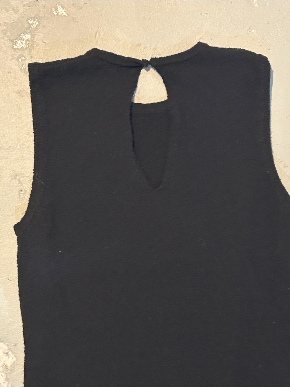 Whistles knit flare Black cotton Sleeveless Fitted Maxi Dress - Picture 5 of 7